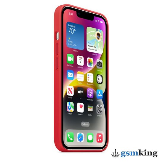 Apple Silicone Case with MagSafe iPhone 14 Red (Красный) MPRW3ZM/A