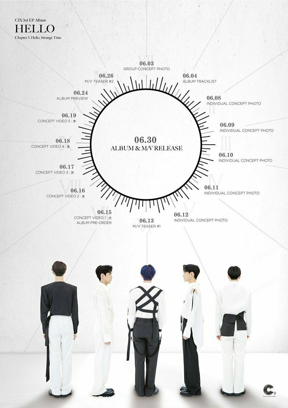 Альбом CIX - Hello, Strange Time Hello Chapter.3 3rd EP Album 2 Version SET