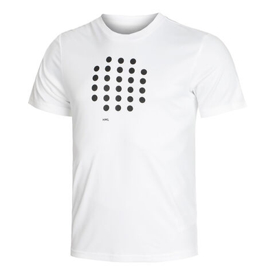 Мужское теннисное поло Hummel Court T-Shirt Men - White