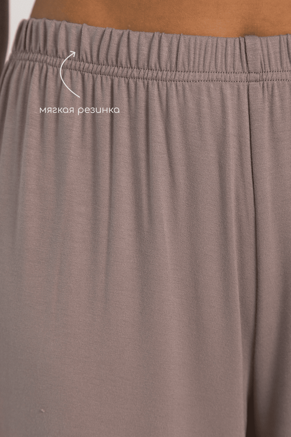 Брюки-палаццо для дома Шелк вискозы (латте) Б14499-52М LT Collection