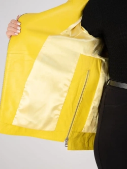 Кожаная куртка демисезонная косуха