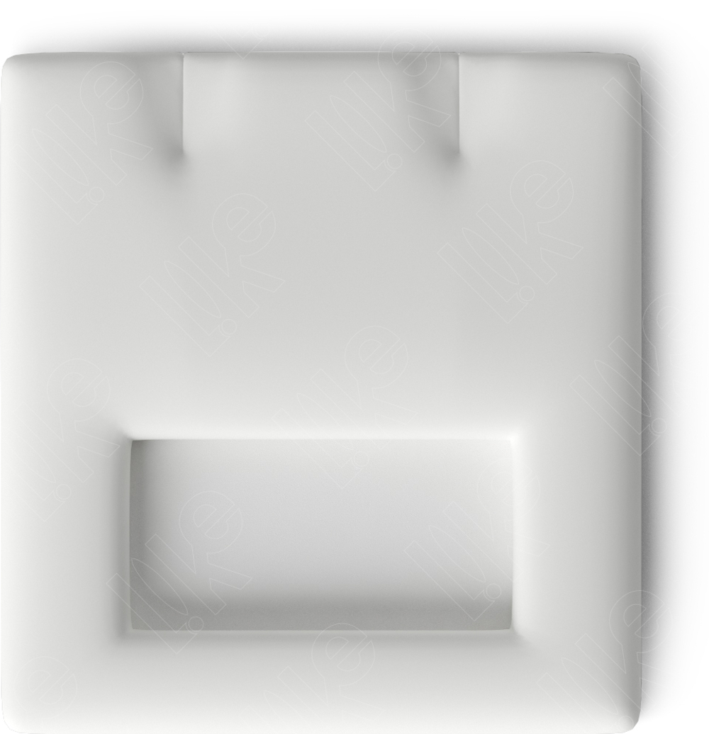 Вкладыш 60/наклонный/для серег/подвески/2 прорези/поролон/окошко для бирки/прорезь для нитки