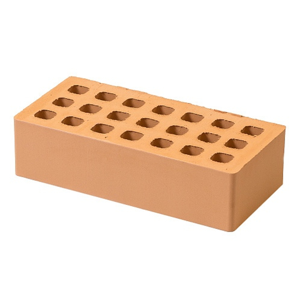 Кирпич одинарный пустотелый лицевой “Соломенный”, Брылино