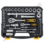 STAYER AUTO 94, 94 предм., (1/2″+1/4″), универсальный набор инструмента, Professional (27760-H94)