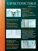 Душевая кабина EM3010N без крыши