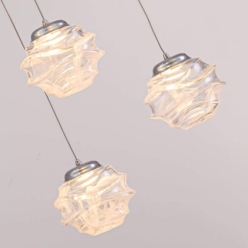 Подвесной светильник MD25030003-5B chrome/clear