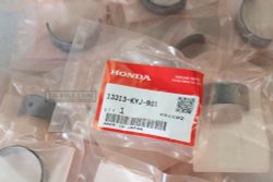 BEARING, CRANKSHAFT, A, B, C, D, E, F, G. 13312-KYJ-901, 13313-KYJ-901, 13314-KYJ-901, 13315-KYJ-901, 13316-KYJ-901, 13317-KYJ-901, 13318-KYJ-901