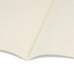 Тетрадь 40 л. в линию обложка SoftTouch, бежевая бумага 70 г/м2, сшивка, А5 (147х210 мм), ВОЛК, BRAUBERG, 403797