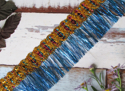 Тесьма люрекс, ш. 6 см