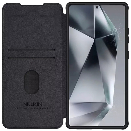 Кожаный чехол-книжка Nillkin Leather Qin Pro для Samsung Galaxy S25 Ultra