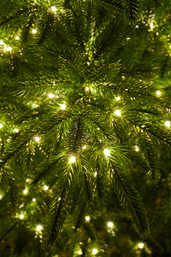 Ель искусственная с лампочками Пальмира ELITE (лампочки - капля росы)