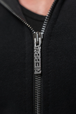 Толстовка на молнии LONG ZIP UP HOODIE BEYOND ORDINARY 707 Черная