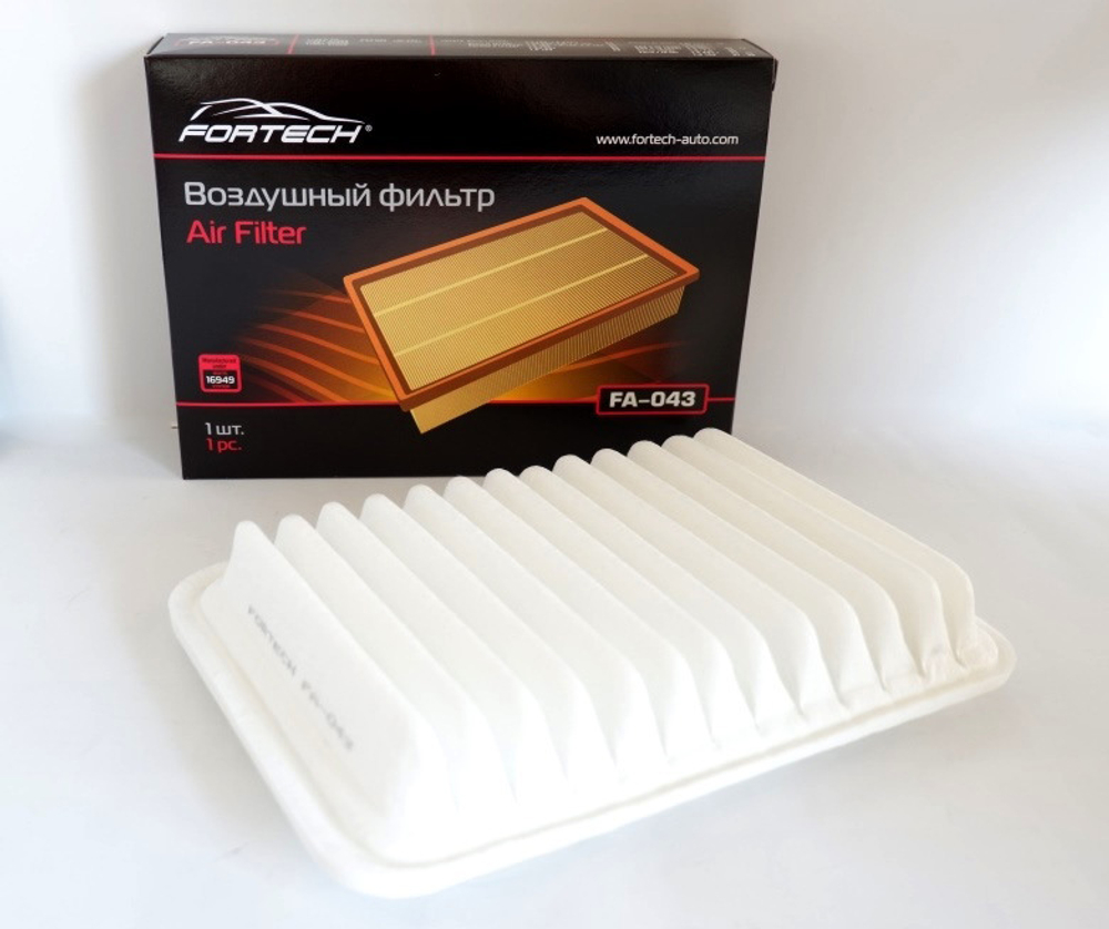 FA043 (7723) Фильтр воздушный TOYOTA Auris, Corollx, Rav IV(II), Yaris I, II