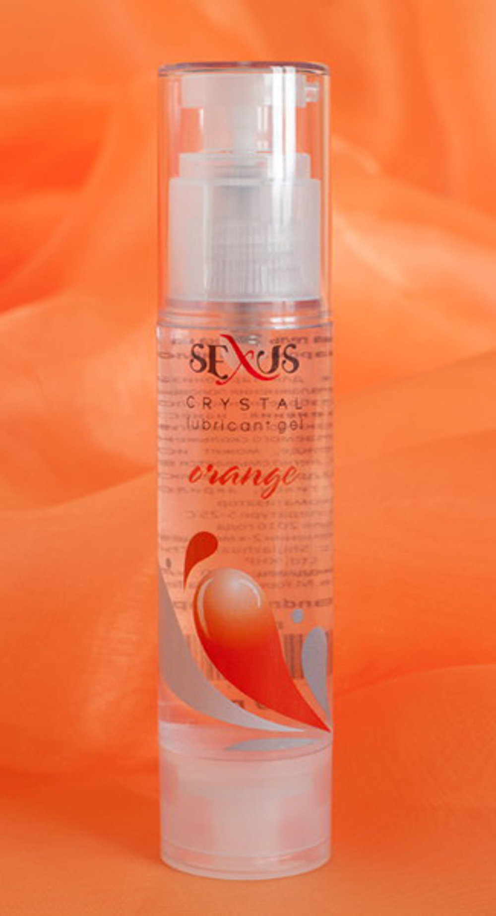 Увлажняющая гель-смазка с ароматом апельсина Crystal Orange