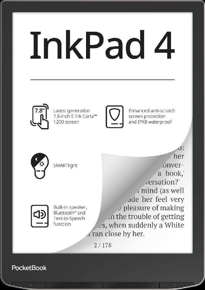 Электронная книга POCKET BOOK PB743G серебристый