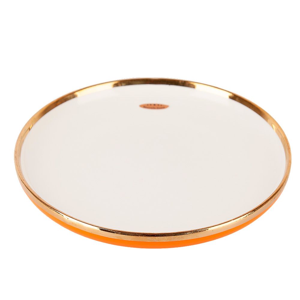 Тарелка "Royal line. Orange" 25,5*25,5*3см. (min4) (транспортная упаковка)