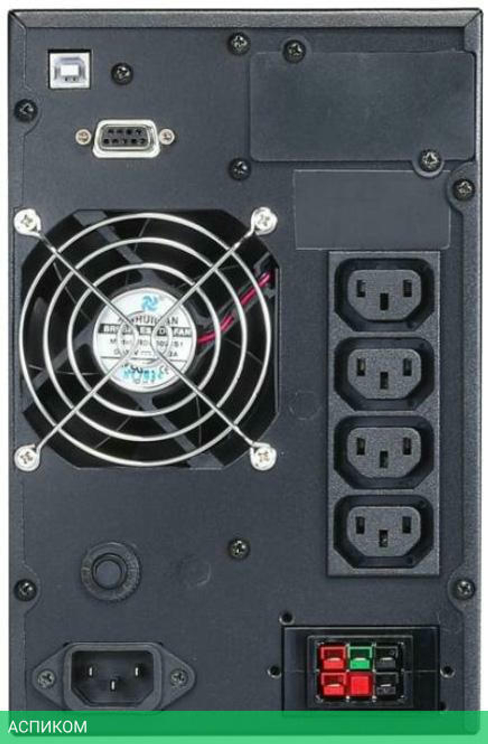 Источник бесперебойного питания Powercom Macan черный (MAC-1000)