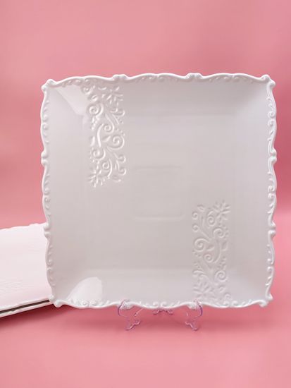 Блюдо квадратное 30 см. набор 3 шт. "Орнамент"