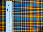 Ткань плательная в клетку (Италия) шерсть/вискоза/поламид ш-145см цена за 1 м