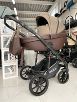 Коляска  PACCO (2 в 1) (RIKO BASIC) 07 Mokka (кофейный-темно-коричневый)