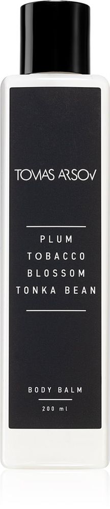 Tomas Arsov Plum Tobacco Blossom Tonka Bean - Парфюмированный бальзам для тела с увлажняющим эффектом. /   200  ml  / GTIN 8594199040128