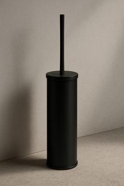 Ершик для унитаза STWORKI Стокгольм S36395BK напольный, черный, с подставкой