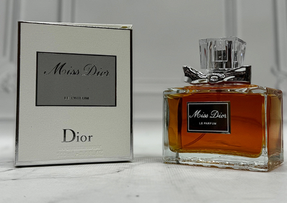 Christian Dior Miss Dior Le Parfum Dior 100ml (Коробка парфюма без слюды, парфюм новый, распаковка для фото)
