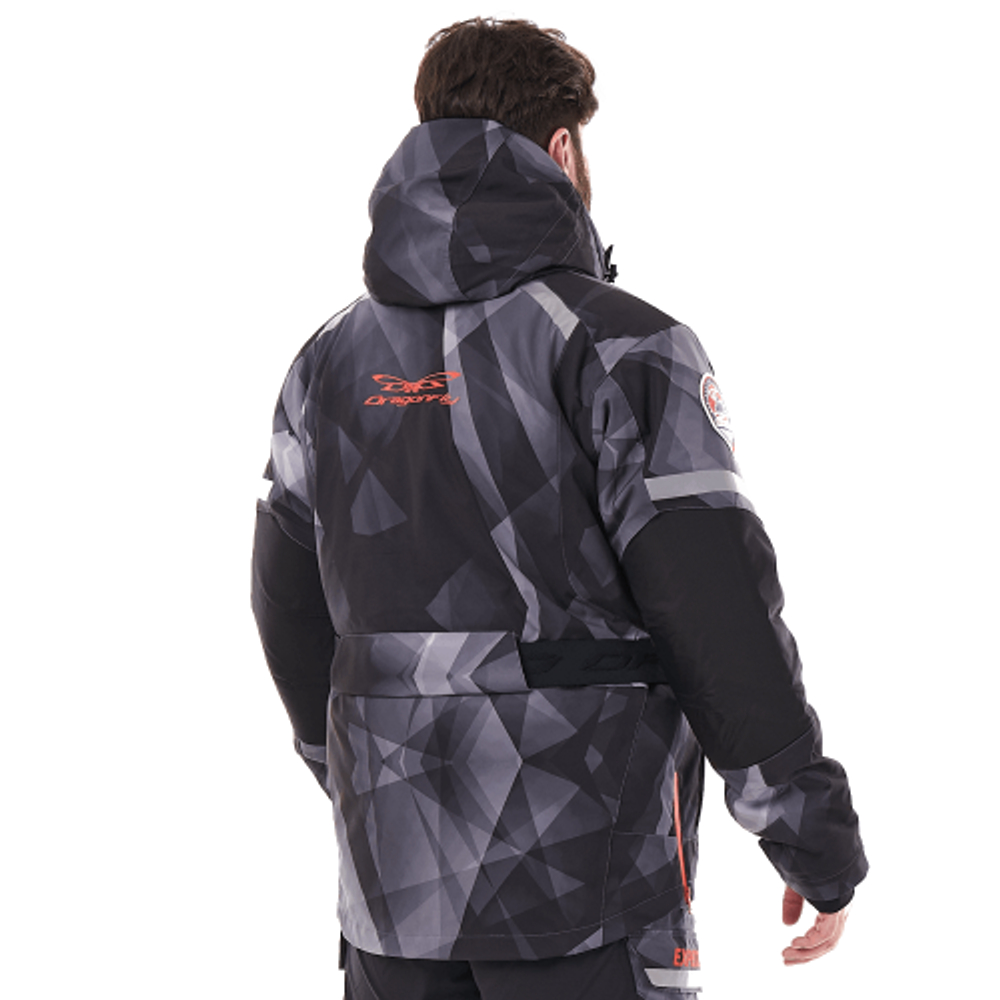 DRAGONFLY Зимняя куртка EXPEDITION Camo - Grey 2024