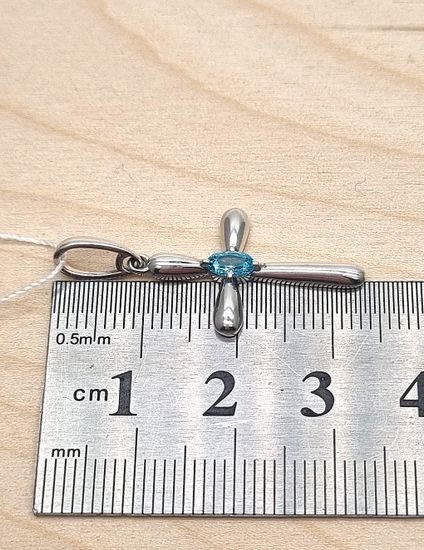 Крест Спаси и Сохрани. С камнем.