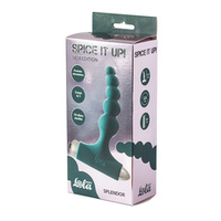 Зеленая анальная вибропробка 12,1см Lola Games Spice It Up New Edition Splendor 8017-02lola