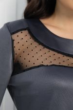 Платье Ночной мотылек (графит) П12750-18М LT Collection