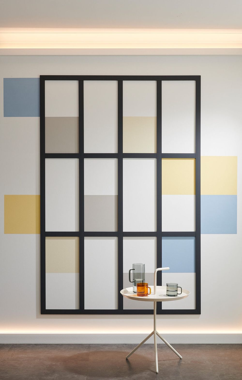 Плинтус для скрытого освещения Wallstyl, 2000x23x80 мм