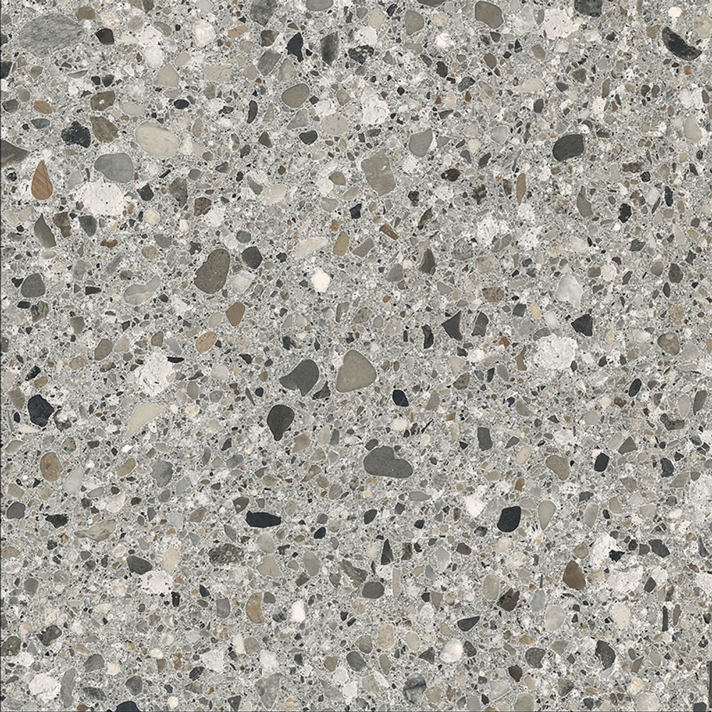 Cementmix Крупный Терраццо Темный Серый