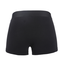 Мужские трусы хипсы черные с розовыми буквами Bikkembergs MIX COLOR FLUO BKK1UTR16SI