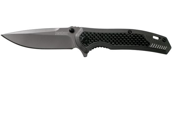 Складной нож KERSHAW Fringe 8310 c клинком из стали 8Cr13MoV, рукоять Stainless Steel / карбон