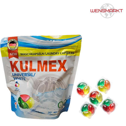 Капсулы для стирки Kulmex Universal & White, 20 шт, Германия