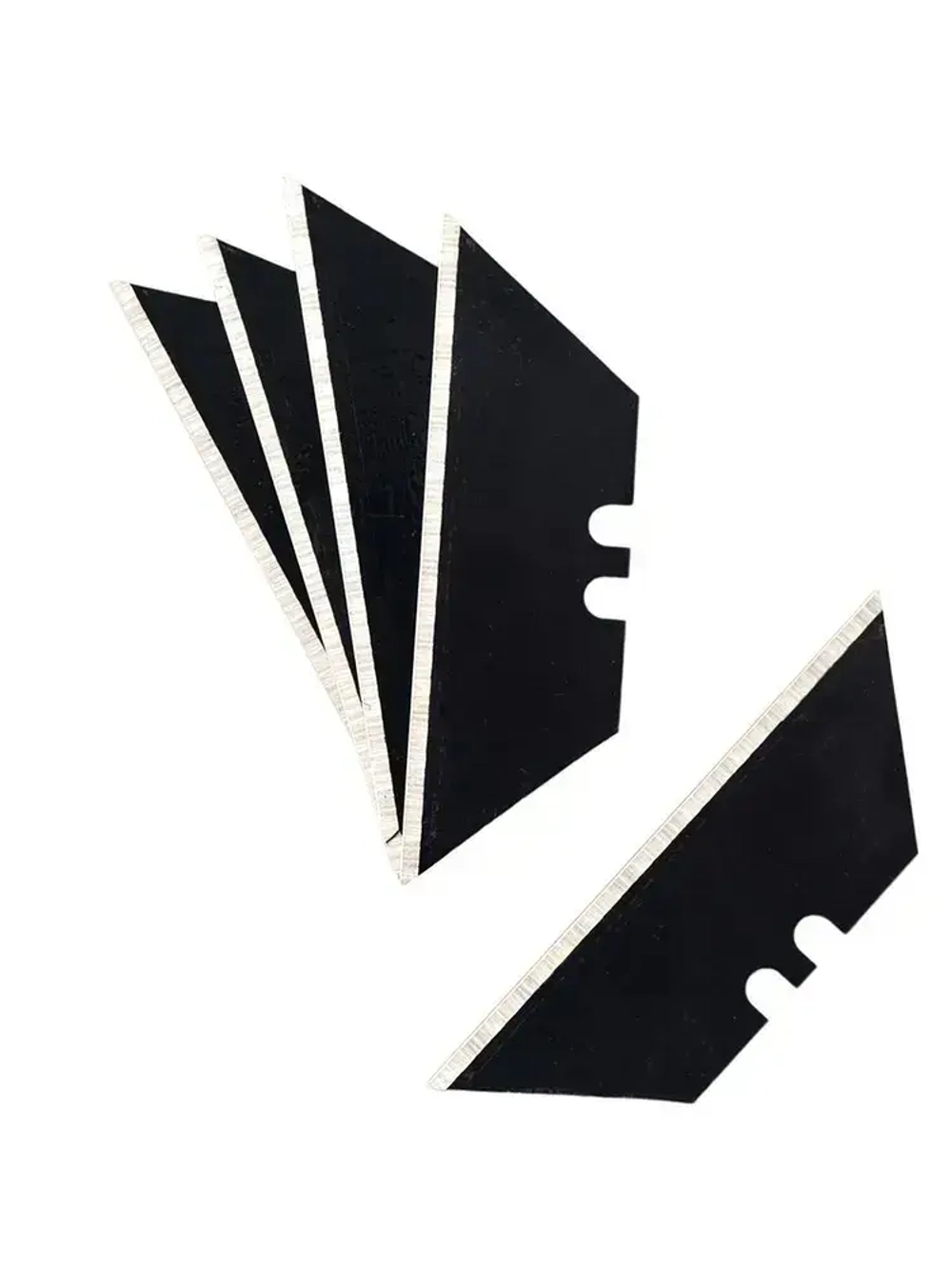 Лезвия для ножей трапециевидные воронёные 5 шт RAGE by VIRA