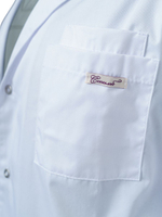 Халат медицинский мужской СтильБ 234СД, белый, 52