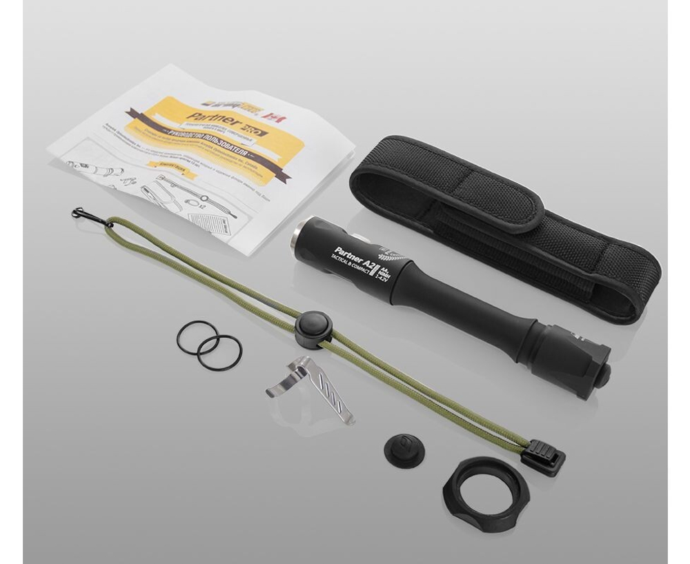 Тактический фонарь Armytek Partner A2 Pro (тёплый свет)