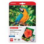 Фотобумага матовая, А4, 260 г/м2, односторонняя, 50 листов, BRAUBERG ORIGINAL, 363993