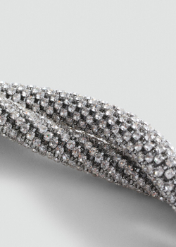 Двойное ожерелье из кристаллов