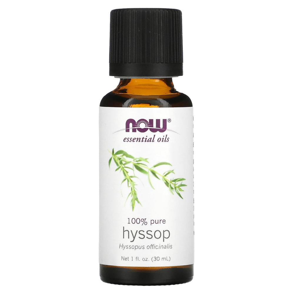 NOW Foods, Эфирные масла, иссоп, 30 мл (1 жидк. унц.)
