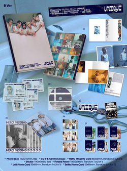 Альбом P1Harmony - UNIQUE 9th Mini Album PHOTOBOOK RANDOM Version