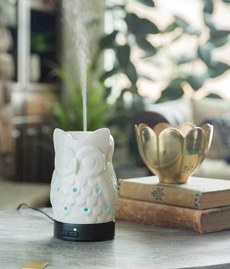 Ультразвуковой аромадиффузор Сова, Candle Warmers