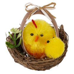 GAEM Набор из 2-х изделий декоративных "Гнездо пасхальное" (5,5*5), L11 W6 H6 см