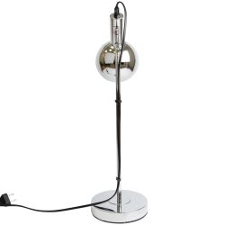 UML-B702 E14 SILVER Светильник настольный. 60W. Цоколь Е14. Механический выключатель. Серебристый. ТМ Uniel