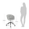 Рабочее кресло Yvette светло-серое