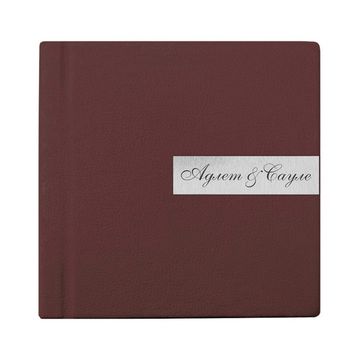 Photobook 15х15 eco-leather "Rosso"