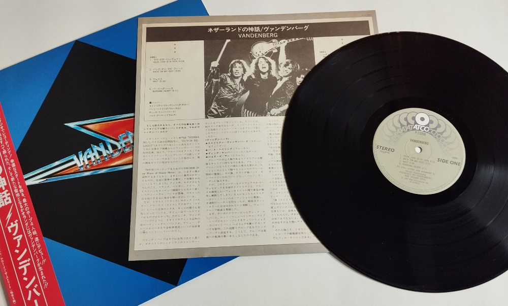 Винтажная виниловая пластинка LP Vandenberg (Japan 1982) (Obi)