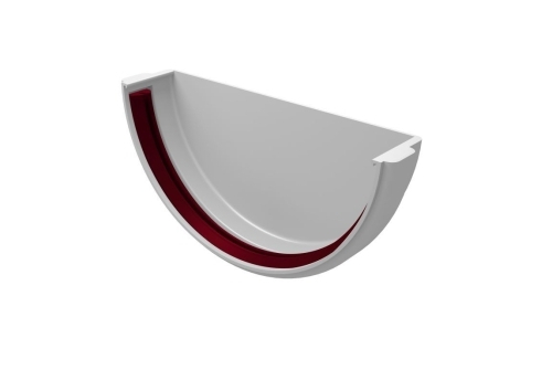 Заглушка желоба ПВХ 120 Белый